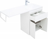 Тумба под раковину Aquanet Токио 58 белый (напольная, 1 ящик, 2 дверцы) 00237745