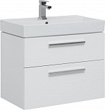 Тумба под раковину Aquanet Nova 75 белый (2 ящика) 00242262