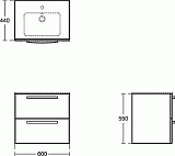 Тумба под раковину Ideal Standard Tempo E3240OS