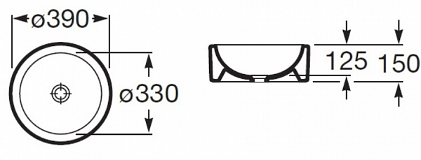 Раковина Roca Terra 32722D000