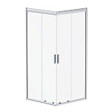 DX35WG-403-090MT Душ. огр.Skyline Square  90х90x190, профиль мат. хром, стекло прозрачное,ручка New