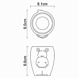 Стакан для зубных щеток Wasserkraft Lippe K-8128