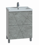 Тумба под раковину VIGO  Geometry 50 см tn.GEO.FOS.50.2Y бетон