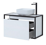 Тумба под раковину Aquanet Nova Lite Loft 90 R белый 00261651