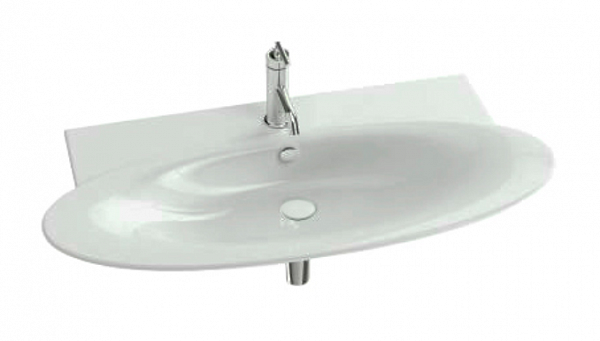 Подвесная раковина-столешница Jacob Delafon Presquile 100х50 см E4436-00