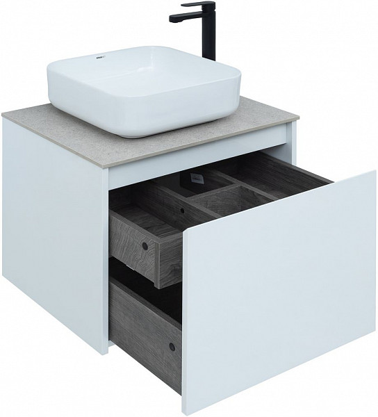 Тумба под раковину Aquanet Nova Lite 60 белый (1 ящик) 00242574