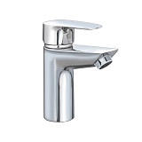 AQM P6111 AQUAme Prato Смеситель для раковины с донным клапаном, хром, однорычажный.