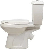 Унитаз-компакт Оскольская керамика Элисса Комфорт с микролифтом, нижний подвод воды, косой выпуск