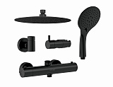 Душевая система BRASKO BLACK с термостатом Cersanit 63112