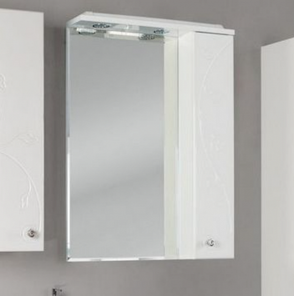 Зеркало-шкаф Акватон Лиана 65x85 1A166202LL01R правый с подсветкой