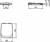 Крышка-сиденье Ideal Standard Ventuno T663801