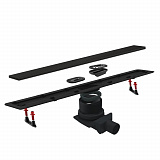 Душевой лоток Pestan Confluo Frameless Line 650 Black Matte