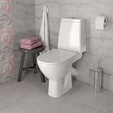 Унитаз -компакт Cersanit JUST S-KO-JUS031-3/6-PL-w напольный с микролифтом