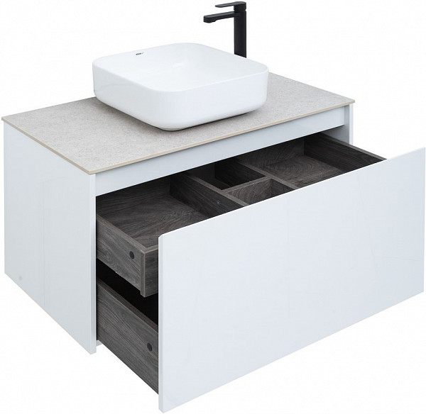 Тумба под раковину Aquanet Nova Lite 90 белый (1 ящик) 00242257