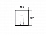 Смеситель Roca Thesis для душа скрытого монтажа 5A2B50C00
