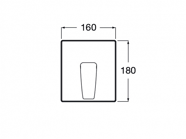 Смеситель Roca Thesis для душа скрытого монтажа 5A2B50C00