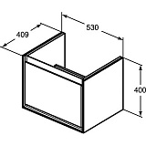 Тумба под раковину Ideal Standard Connect Air E0846EQ