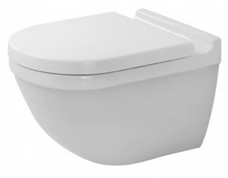 Унитаз Duravit Starck 3 22250900001-WG подвесной антигрязевое покрытие