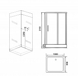 Душ.каб. GR266 (90x100x215) GROSSMAN 5 мест