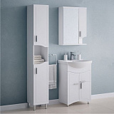 Тумба под раковину Corozo Креста Z1 55 NEW белая SD-00000353