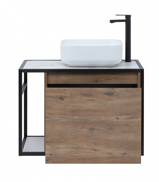 Тумба под раковину Aquanet Nova Lite Loft 75 R дуб рустикальный 00261657