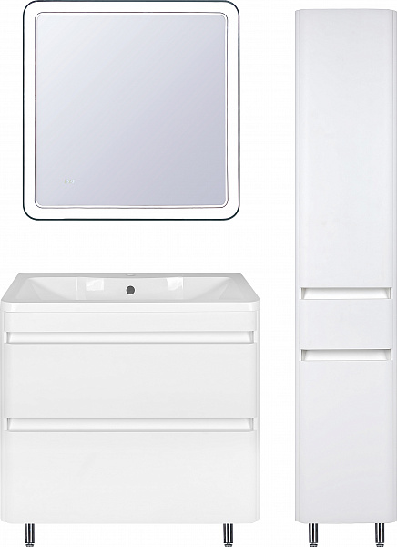 Тумба напольная Style line Атлантика 60, Люкс антискрейч, под раковину, PLUS