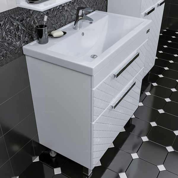 Тумба под раковину Калипсо 80 напольная Санта 217003лN