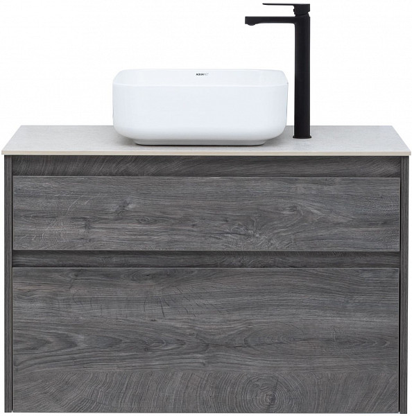 Тумба под раковину Aquanet Nova Lite 90 дуб рошелье (2 ящика) 00242267