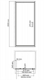 Душевая дверь Wasserkraft Salm 27I27