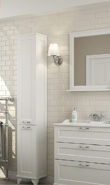 Шкаф-пенал Акватон Леон 31x190 1A187903LBPS0