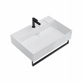 Раковина Kerama Marazzi LOGICA мебельная\подвесная с одним отверстием 70, белая глянцевая