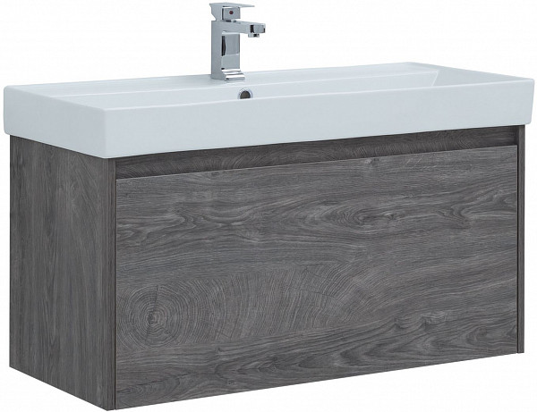 Тумба под раковину Aquanet Nova Lite 100 дуб рошелье (1 ящик) 00242579