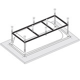 Каркас к прямоугольным ваннам Vagnerplast  190x90