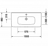 Раковина Duravit DuraStyle 232010