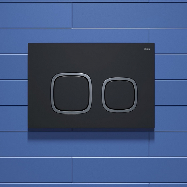 Клавиша смыва, универсальная, чёрная, Unifix, 004, IDDIS, UNI04BCi77