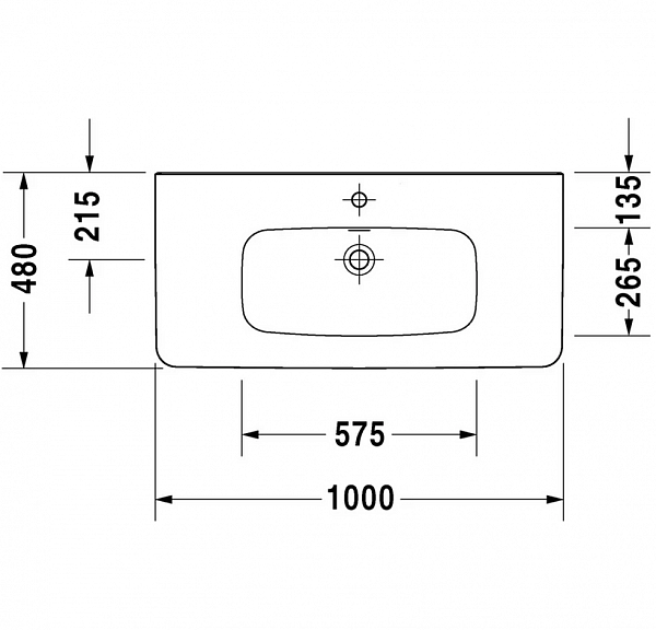Раковина Duravit DuraStyle 232010