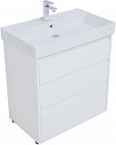 Тумба под раковину Aquanet Nova Lite 75 белый глянец (3 ящика) 00302472