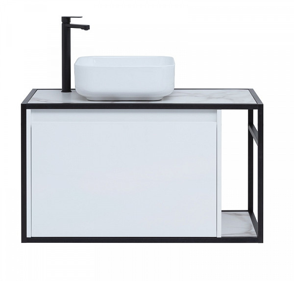 Тумба под раковину Aquanet Nova Lite Loft 90 L белый 00261652