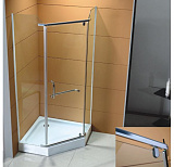 Душевое ограждение Mirsant без поддона  Aurora 90 (с дугами и аксессуарами)