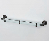 Полка стеклянная с бортиком Wasserkraft Isar K-7344