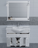 Тумба под раковину Монарх 105 на цоколе Санта 700127