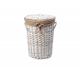 Плетеная корзина для белья с крышкой Wasserkraft Aller WB-106-S