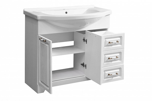 Тумба "Кармела 90", ольха белая, Эльбрус 90