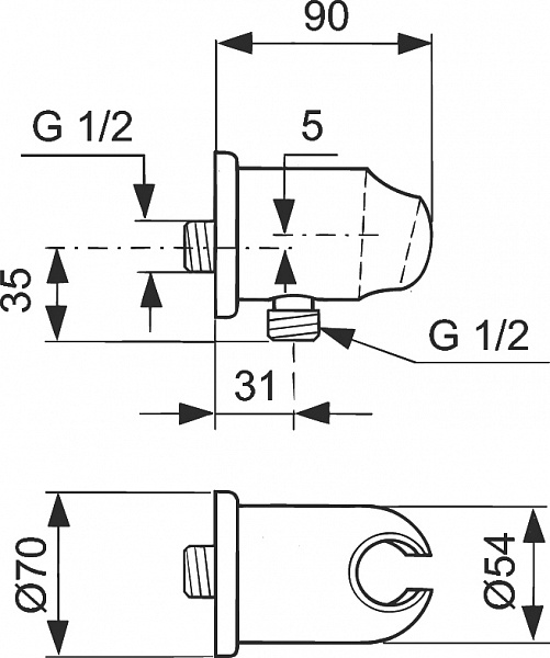 Набор Ideal Standard Alpha BD003AA