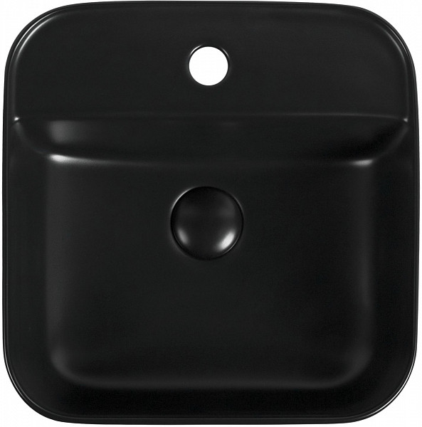 Раковина Aquanet City-2-MB 38,5 черный матовый CITY-2-MB