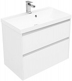 Тумба под раковину Aquanet Гласс 80 белый 00238361