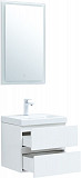 Мебель для ванной Aquanet Беркли 50 белый глянец (2 ящика) 00306356
