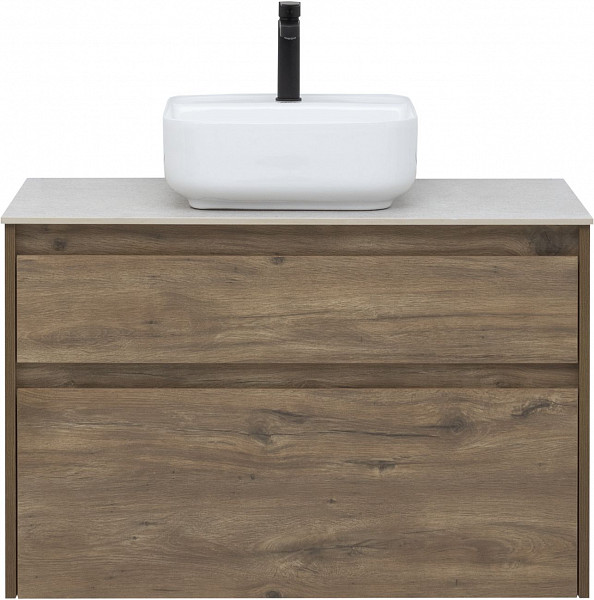 Тумба под раковину Aquanet Nova Lite 90 дуб рустикальный (2 ящика) 00249518