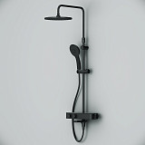 F0750A522 Inspire V2.0, душевая система, набор: см-ль д/ванны/душа с термостатом, верхний душ d 250