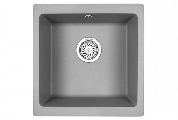 Мойка кухонная Granula квадратная кварц 4451, АЛЮМИНИУМ